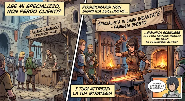 Posizionamento generico Vs target