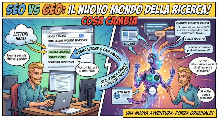 SEO vs GEO: cosa cambia