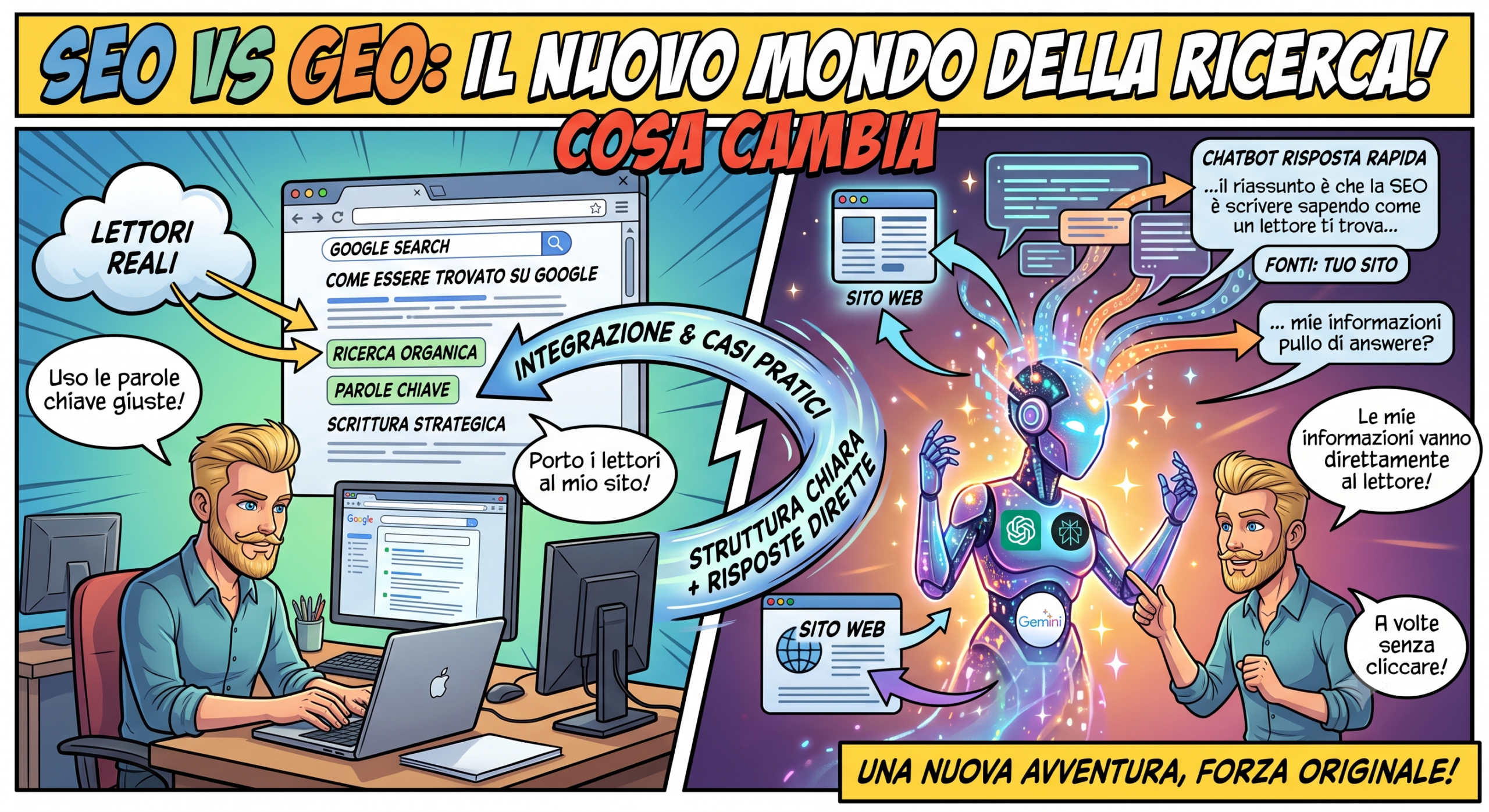 SEO vs GEO: cosa cambia